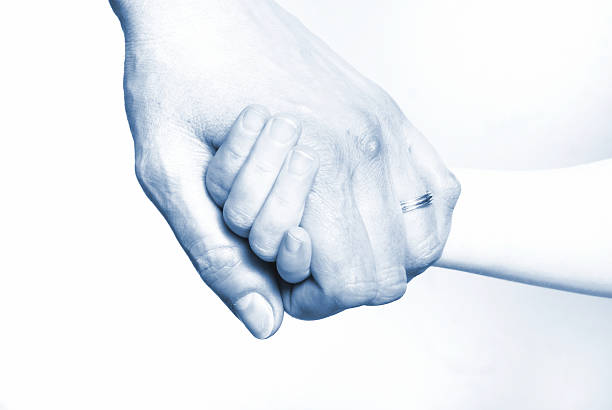 istock Hand together love family sign 149214559