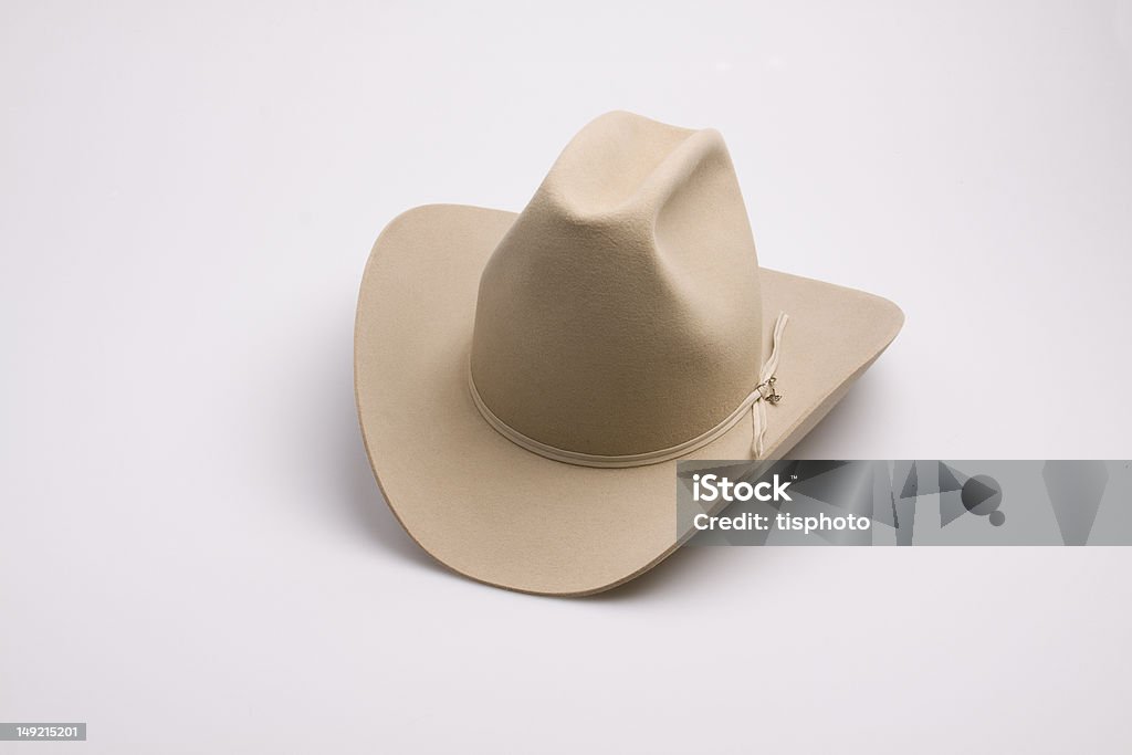 Beige Stetson de chapeau de Cowboy - Photo de Chapeau de cow-boy libre de droits