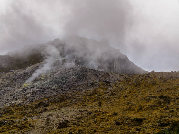 istock Active volcano Sibayak. Sumatra, Indonesia. 1492153106
