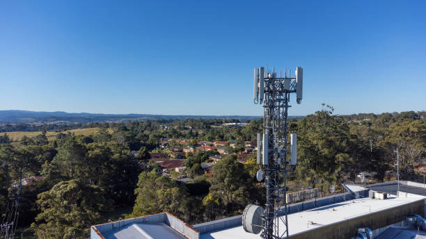 istock Mobile phone telecommunications tower aerial 1492159384