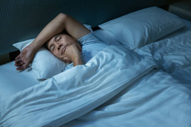 istock Senior asian man having problems insomnia.  Stress ,anxiety and depression is a common source of insomnia. 1492167431