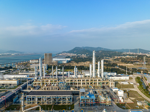 Aerial view of Chemical Plant
