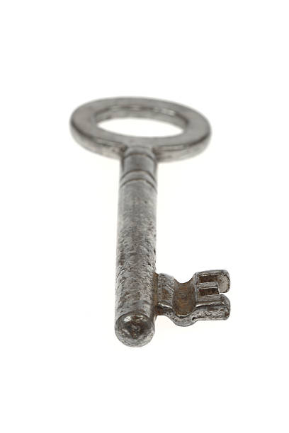 Old Key, Macro stock photo