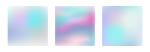Holographic Foil. Iridescent vector background. Fantasy colorful cards Holographic Foil. Iridescent vector background. Fantasy colorful pearlescent stock illustrations