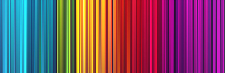 Rainbow lines colorful background. Vector