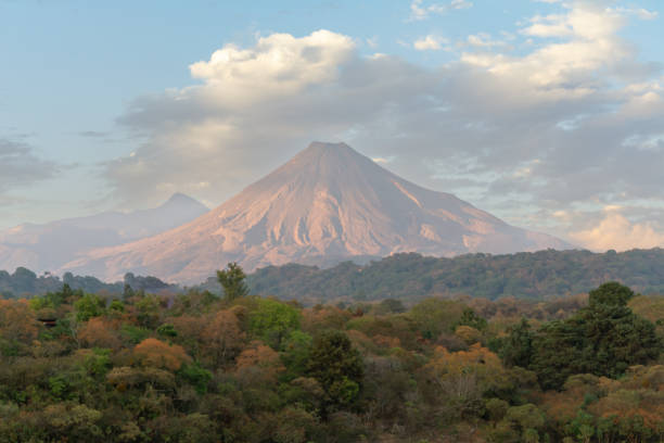 istock Afternoon falls on the Colima Volcano. 1492183889