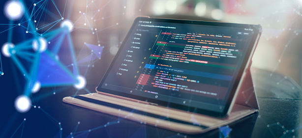Ảnh Cận Cảnh Sổ Ghi Chép Sử Dụng Css Javascript Và Html Giám Sát Cận ...