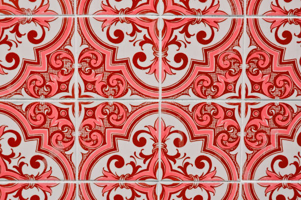 Portuguese Azulejos, old traditional painted tiles.