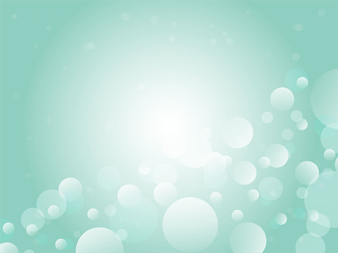An abstract background with the image of a bubble pattern floating in a beautiful underwater space.