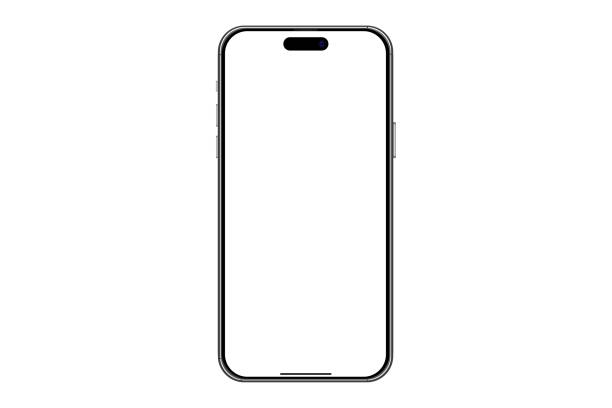 istock Mockup smart phone 15 ultra new generation and screen Transparent and Clipping Path isolated 1492218049