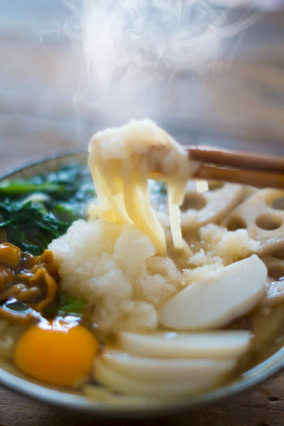 istock Udon noodles with grated radish. 1492219043