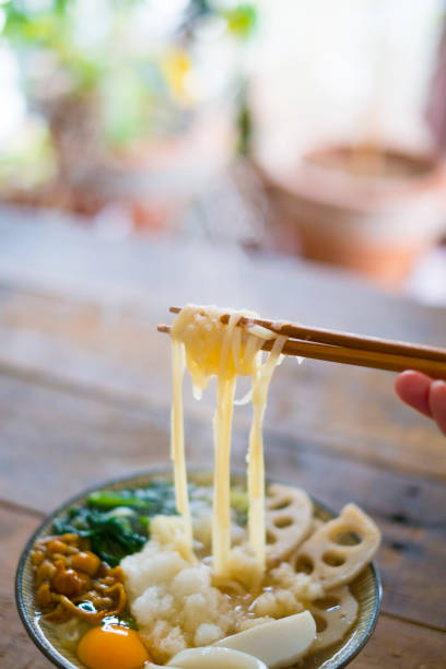 istock Udon noodles with grated radish. 1492219586