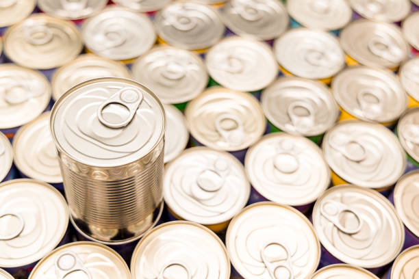 istock group of tin cans one standing on others 1492221053