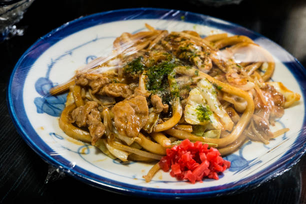 istock Japanese fried udon noodle. 1492240069
