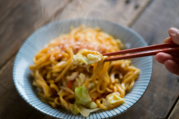 istock Japanese fried Udon noodle. 1492240099