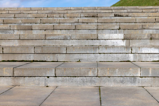 istock new concrete staircase in the park, details 1492243101