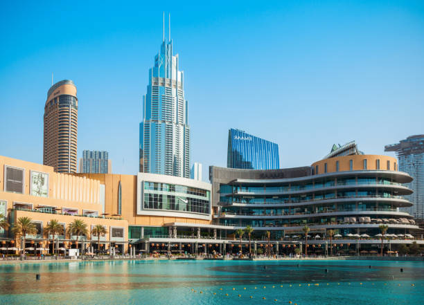 Dubai Mall in Dubai, UAE DUBAI, UAE - FEBRUARY 24, 2019: The Dubai Mall is the second largest shopping mall in the world located in Dubai in UAE Biggest stock pictures, royalty-free photos & images