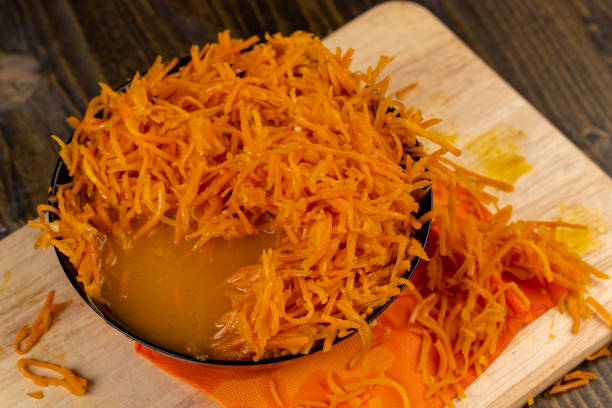 istock Orange carrots pickled with hot spices 1492253144