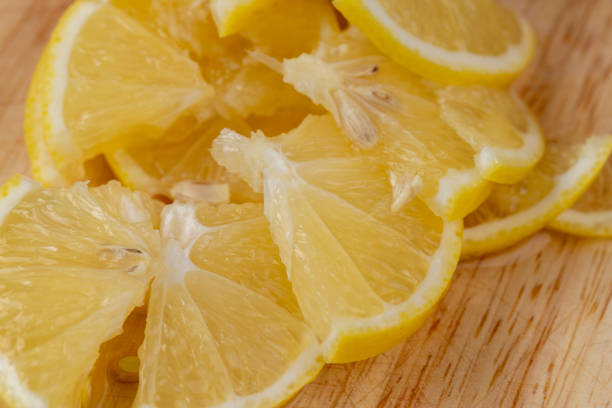 istock Juicy ripe lemon cut into pieces 1492253362
