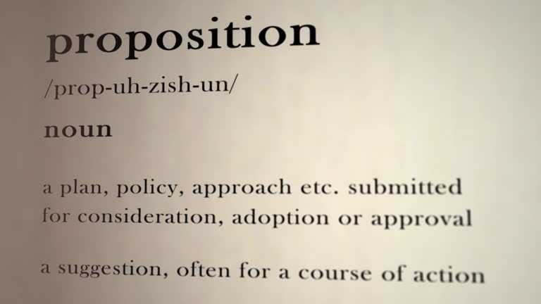 Proposition Definition