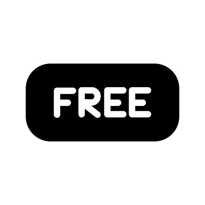 Free Label Solid Icon. Design is Suitable for Web Page, Mobile App, UI, UX and GUI design.