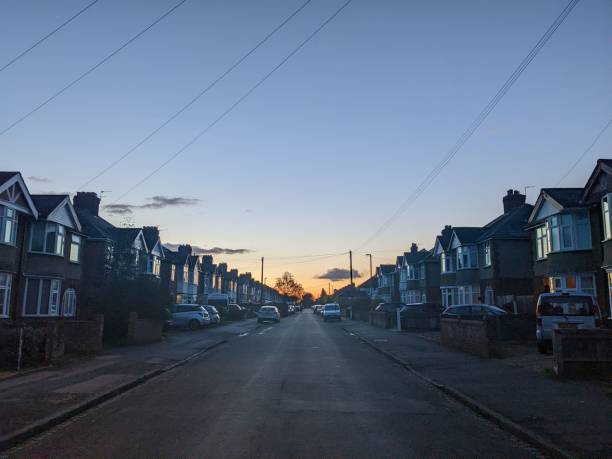 istock Evening in a nearby street 1492269258