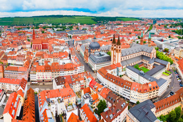 istock Wurzburg old town aerial panoramic view 1492272360