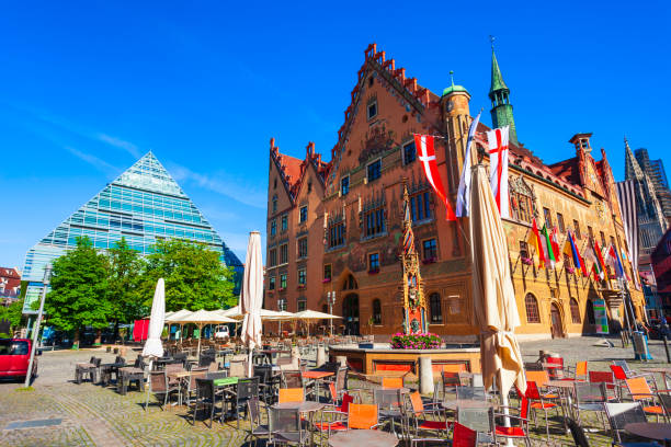 Ulmer Rathaus or Ulm Town Hall, Germany