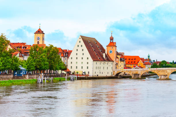 istock Bridge Tower or Brueckturm in Regensburg 1492276882