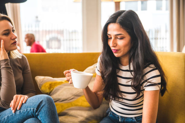 istock Diverse Female Friends Catching Up In A Cafe 1492278212