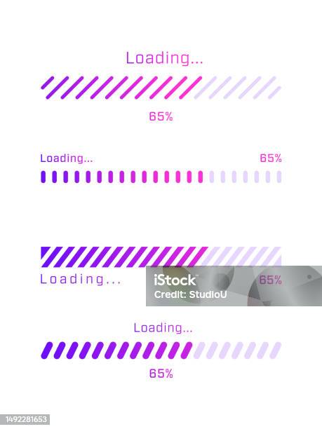 Loading Progress Bar Concepts Progress Visualization Web Design ...