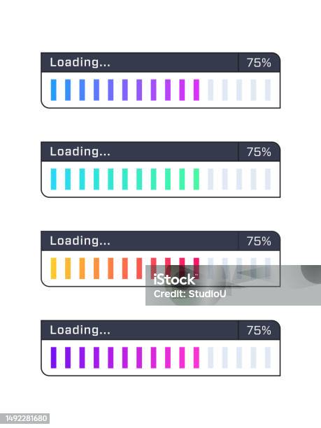 Loading Progress Bar Concepts Progress Visualization Web Design ...