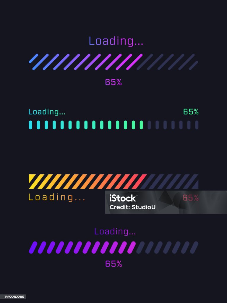 Loading Progress Bar Concepts Progress Visualization Web Design ...