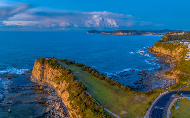 istock Sunrise sea views and rocky inlet 1492284790