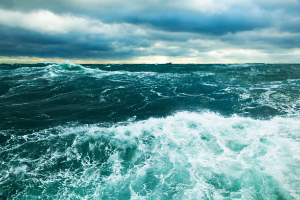 istock A storm in the ocean. Storm waves in the open ocean. 1492285328