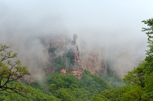 great wall in Hebei province, China