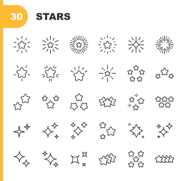 30 Star Outline Icons. Star, Star Shape, Celebrities, Rating, Quality, Award, Simplicity, Shape, Ornate, Lens Flare, Glittering, Exploding, Flash, Shiny, Outer Space, Holiday, Christmas, New Year’s Eve, Glamour, Light, Sparks, Bright, Celebration, Glitter, Sunbeam, Elegance, Party, Decoration, Firework, Glowing, Luxury, Photographic Effects.