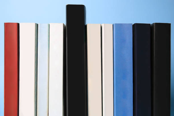 istock Collection of books on light blue background 1492291409