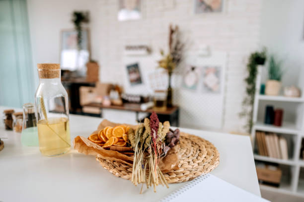 istock Home based modern organic cosmetics workshop with no people 1492291452