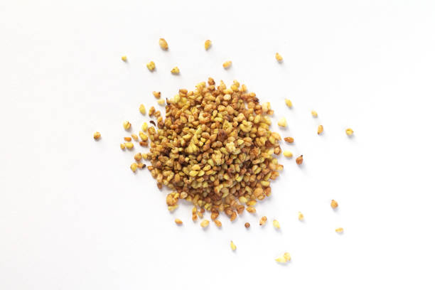 istock Healthy buckwheat tea isolated on white background 1492301959