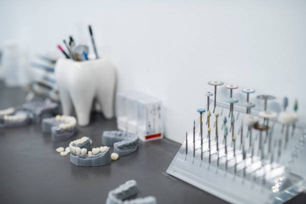 Shot of dental equipment in laboratory.