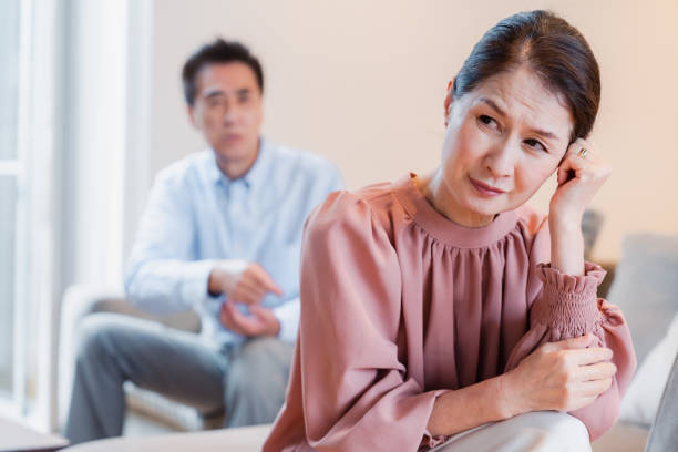 istock Senior couple fighting at home 1492319728