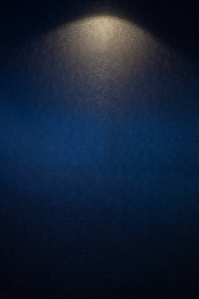 The effect of light shining on walls