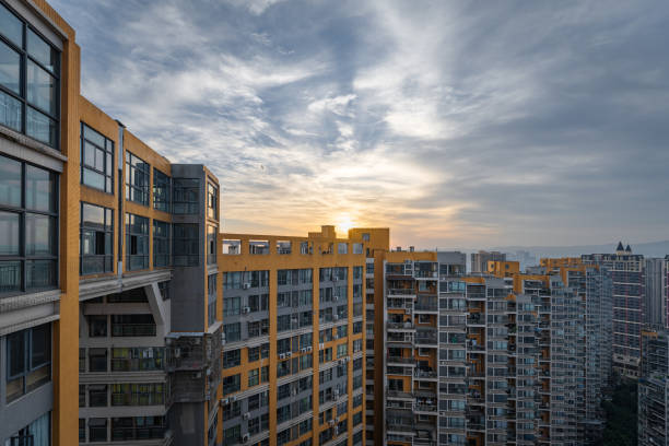istock Sunrise Chengdu Residential Building 1492324480