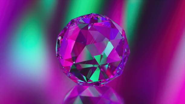 istock Colorful Iridescent icosphere 1492325473