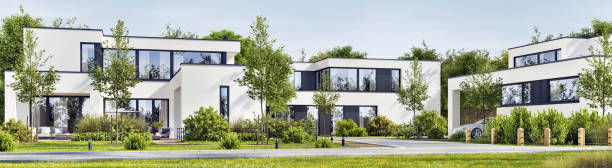 istock Houses of modern architecture 1492330870