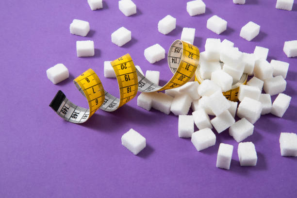 Living without sugar is healthy concept