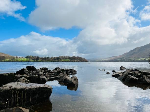 istock View from the side of a lake 1492337505
