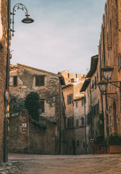 istock Street in Certaldo medieval town in Italy 1492340633