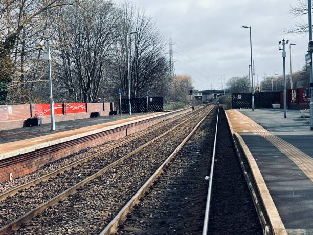 istock Diminishing perspective on railway tracks 1492344167